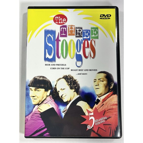 The Three Stooges DVD 2 Disc Set Vintage 2003 New Sealed DVDs - Picture 5 of 12